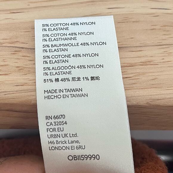 Free People Sweater Womens XS/TP Reverie Burnt Butter V Neck Ballon Sleeve - Picture 14 of 14